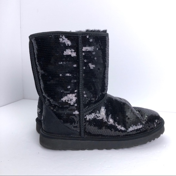 UGG Black Sequin Boots! - Picture 2 of 8